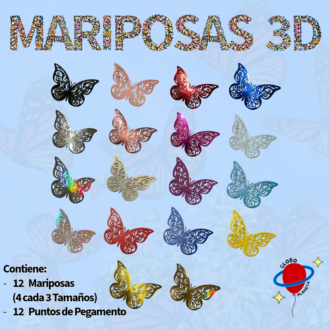 Mariposas 3D