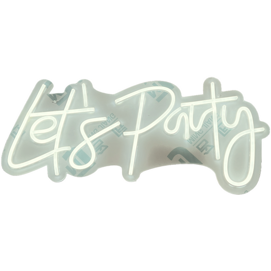 Letrero LED Let´s Party